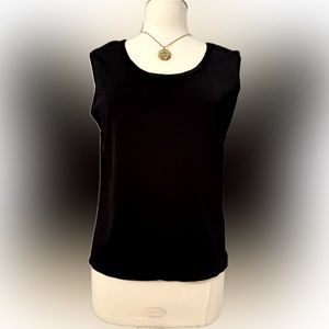 City Girl intricately designed adorable & versatile black top!